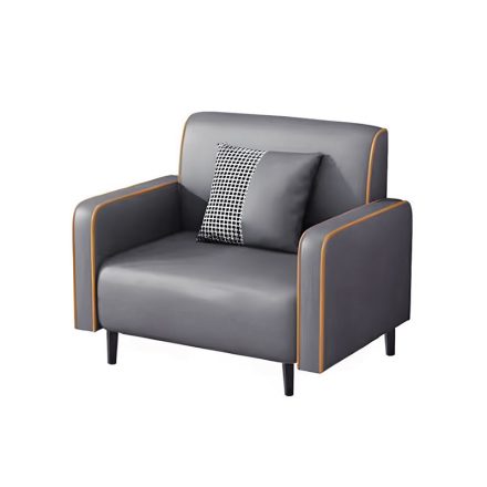 BeComfort pohodlné pu-kožené křeslo ve skandinávském stylu 75x62x75cm FUR-1656-1